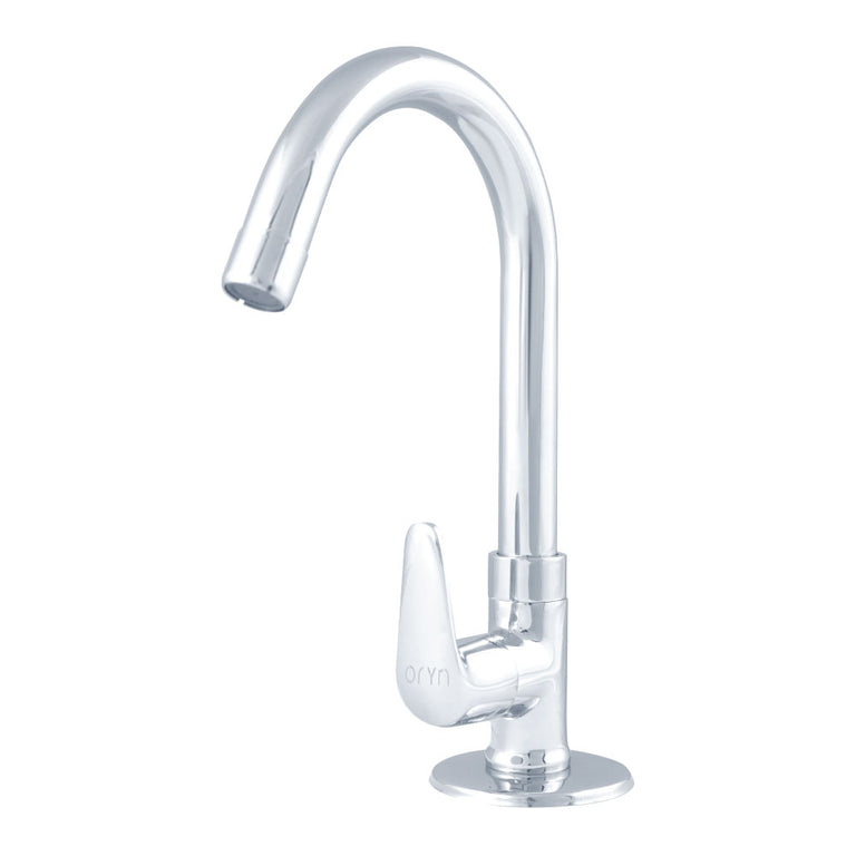 Swan Neck Faucets with Swinging Spout for Modern Elegance